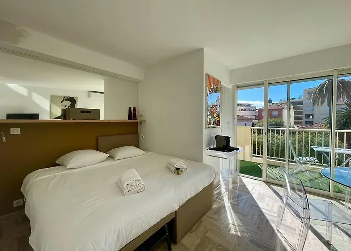 Апартаменты L'olivier - Croisette Martinez, Sur Cour, 1 Min